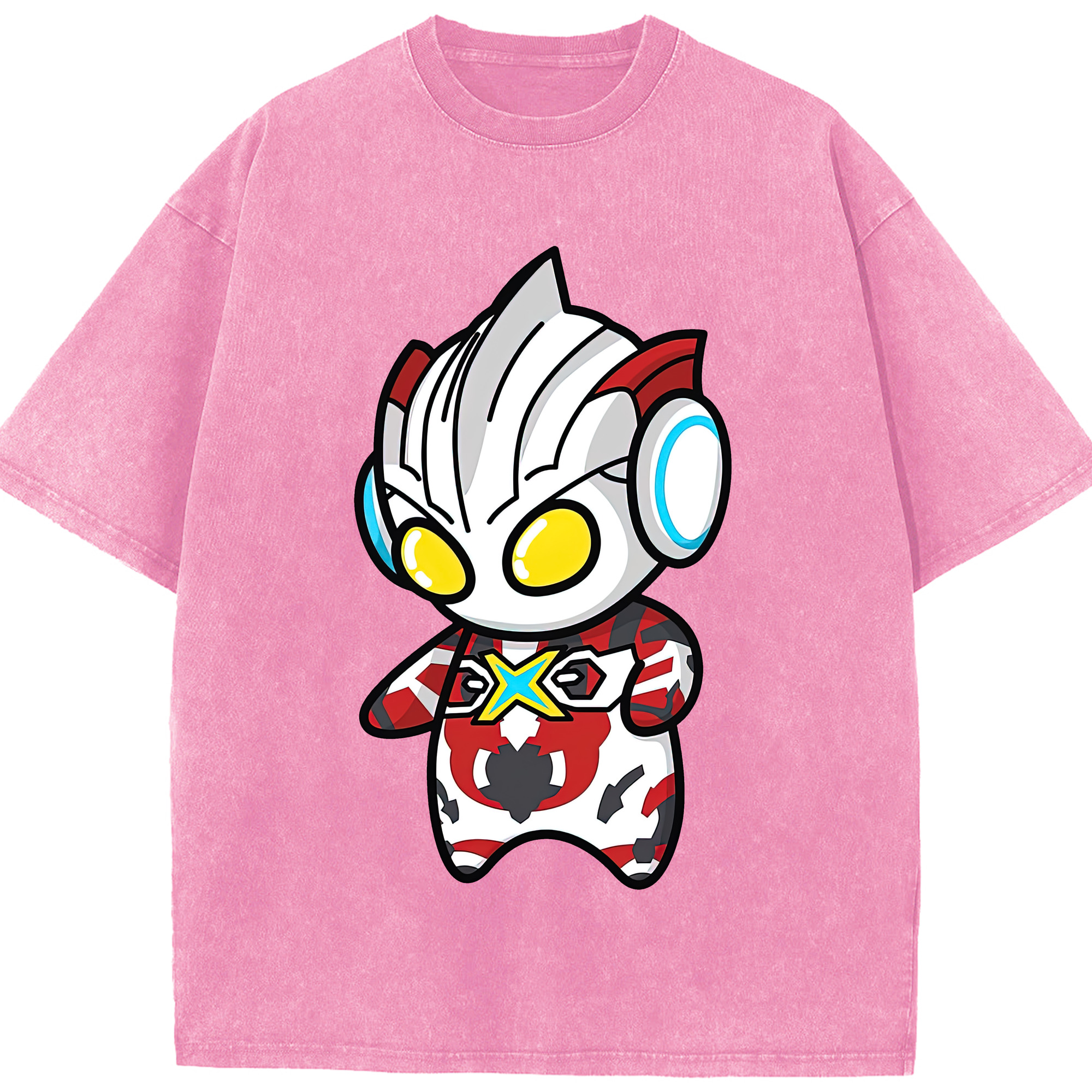（画像用） ウルトラマン Ultraman 綿100% ヴィンテージ風 半袖Tシャツ（フロントプリント）
